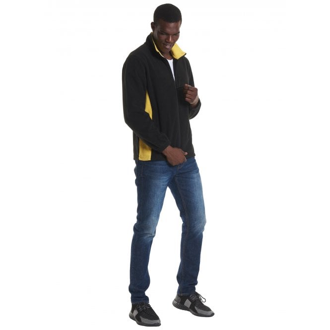 Uneek Clothing Two Tone Full Zip Fleece Jacket