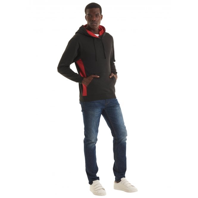 Uneek Clothing Two Tone Hooded Sweatshirt