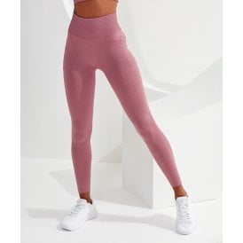 Women's TriDri® ribbed seamless 3D fit multi-sport leggings
